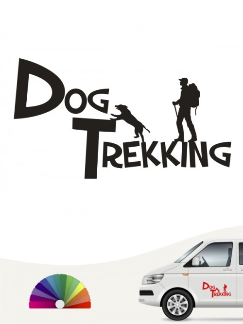 Hunde-Autoaufkleber Dogtrekking 20 von Anfalas.de