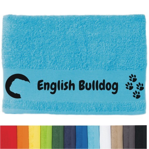 DOG - Handtuch "English Bulldog" selbst gestalten | ANFALAS