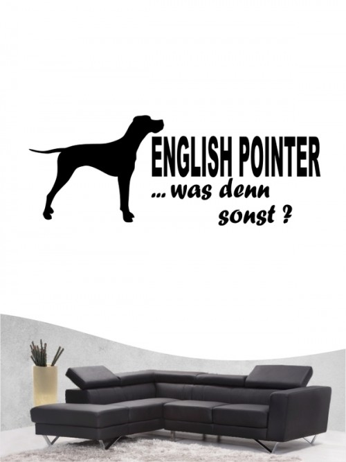 English Pointer 7 - Wandtattoo