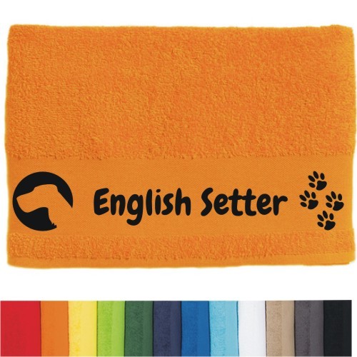 DOG - Handtuch "English Setter" selbst gestalten | ANFALAS