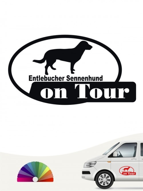 Entlebucher Sennenhund on Tour Sticker anfalas.de