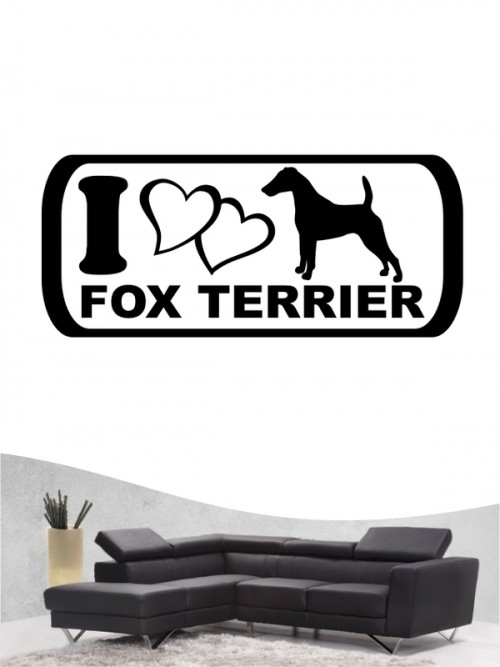 Fox Terrier 6 - Wandtattoo