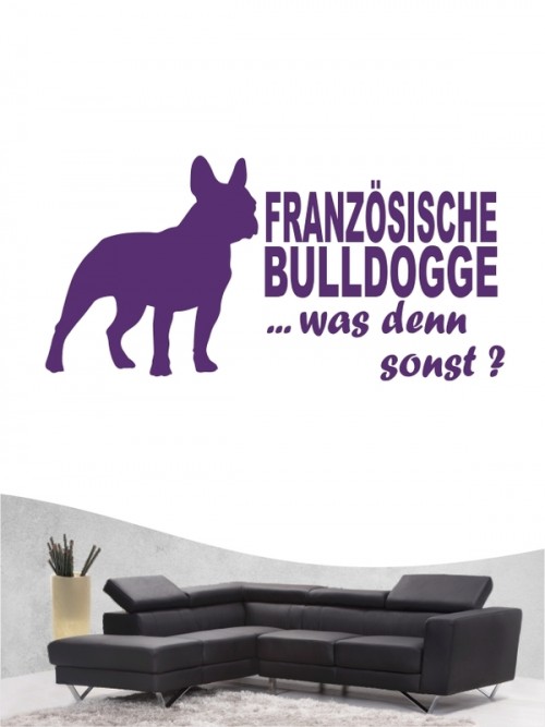 Französische Bulldogge 7 - Wandtattoo