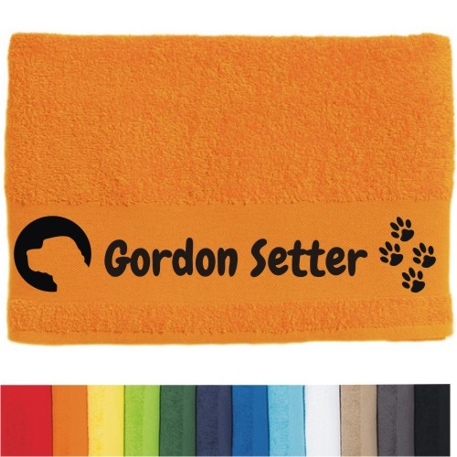 DOG - Handtuch "Gordon Setter" selbst gestalten | ANFALAS