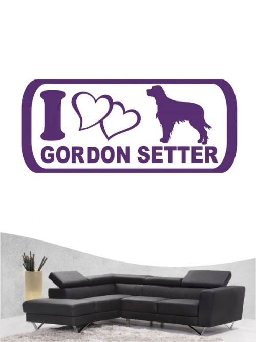 Gordon Setter 6 - Wandtattoo