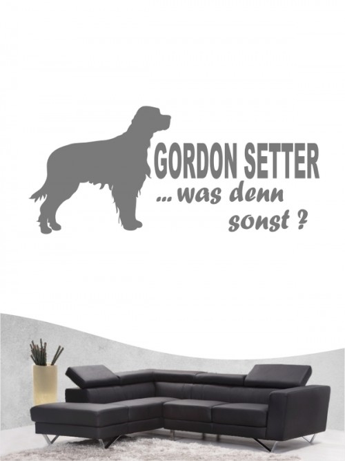Gordon Setter 7 - Wandtattoo