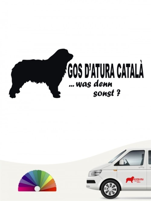 Hunde-Autoaufkleber Gos d'Atura Català 7 von Anfalas.de