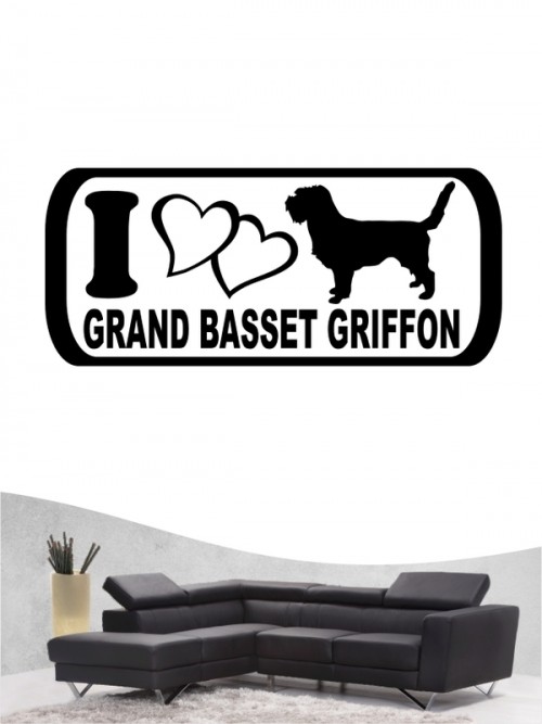 Grand Basset Griffon 6 - Wandtattoo
