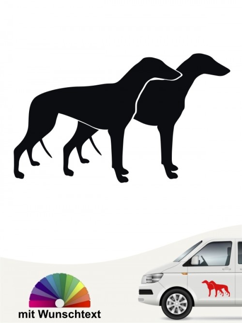 Hunde-Autoaufkleber Greyhound 2 von Anfalas.de