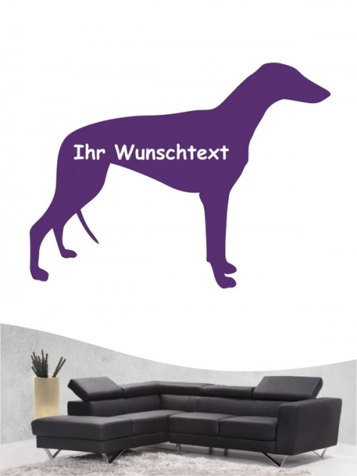 Greyhound 3 - Wandtattoo