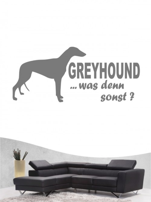 Greyhound 7 - Wandtattoo