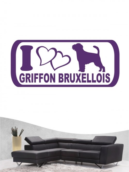Griffon Bruxellois 6 - Wandtattoo