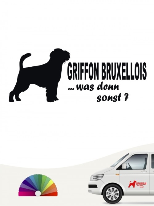 Hunde-Autoaufkleber Griffon Bruxellois 7 von Anfalas.de
