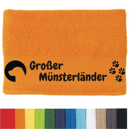 DOG - Handtuch "Großer Münsterländer" selbst gestalten | ANFALAS