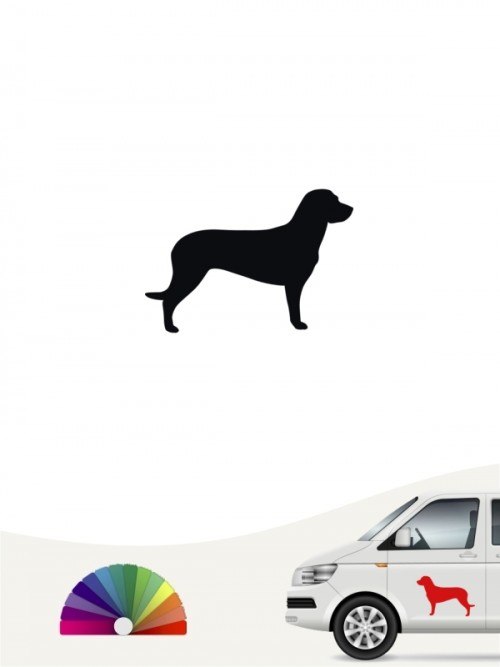 Hunde-Autoaufkleber Hannoverscher Schweißhund 1 Mini von Anfalas.de