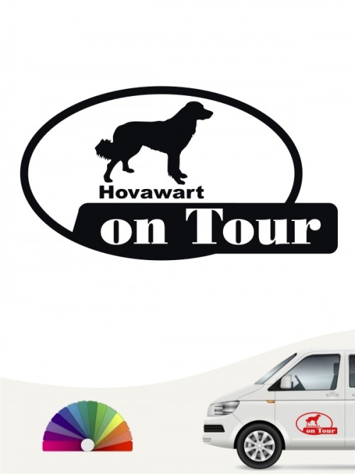 Havaneser on Tour Autosticker von anfalas.de
