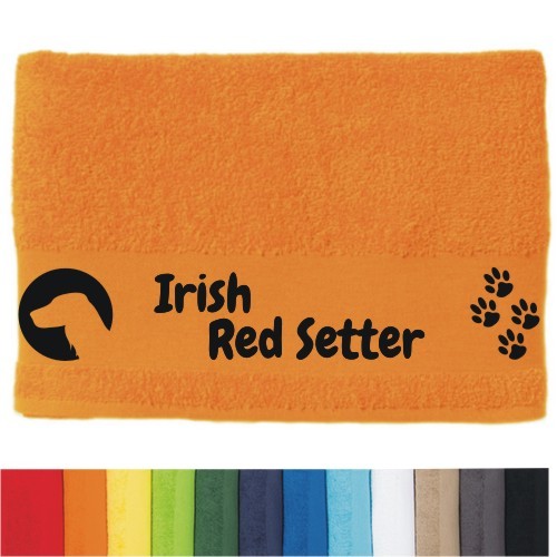 DOG - Handtuch "Irish Red Setter" selbst gestalten | ANFALAS