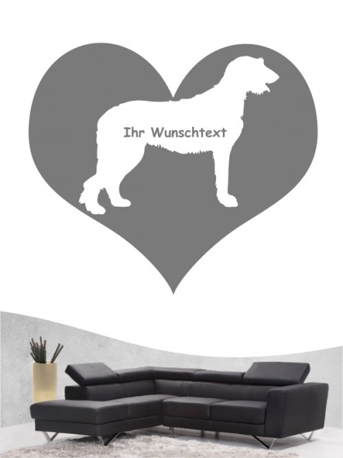 Irish Wolfhound 4 - Wandtattoo
