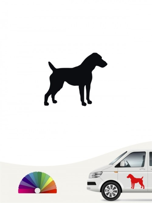 Hunde-Autoaufkleber Jack Russell Terrier 1 Mini von Anfalas.de