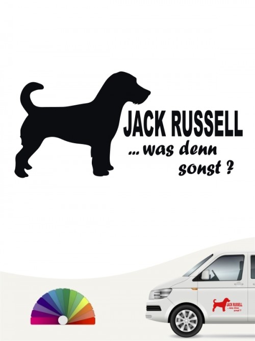 Hunde-Autoaufkleber Jack Russell Terrier 7a von Anfalas.de