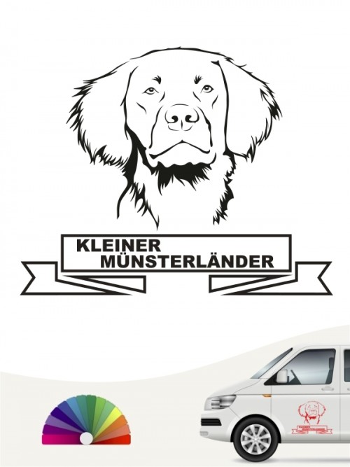 Hunde-Autoaufkleber Kleiner Münsterländer 15 von Anfalas.de