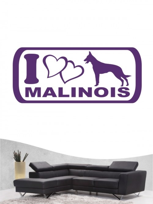 Malinois 6 - Wandtattoo