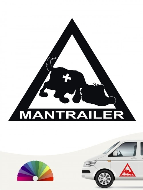 Hunde-Autoaufkleber Mantrailing 3 von Anfalas.de