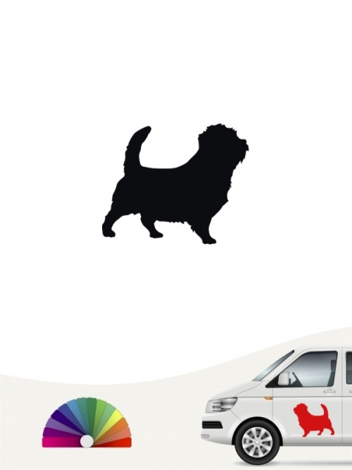 Hunde-Autoaufkleber Norfolk Terrier 1 Mini von Anfalas.de