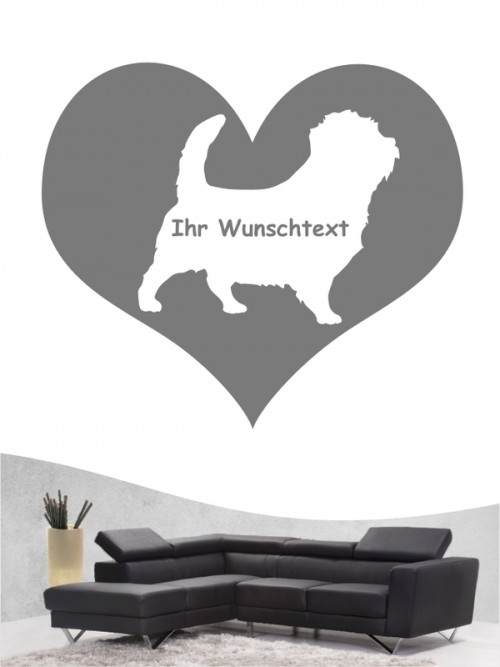 Norfolk Terrier 4 - Wandtattoo