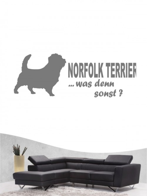 Norfolk Terrier 7 - Wandtattoo