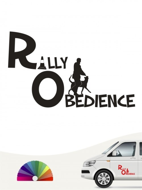 Rally Obedience Team Aufkleber von anfalas.de