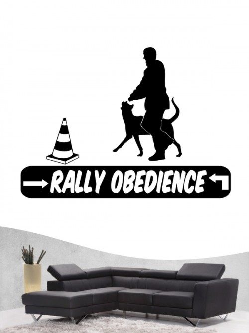Rally Obedience 3 - Wandtattoo