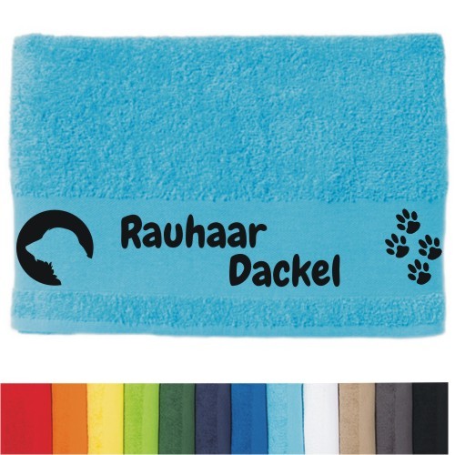 DOG - Handtuch "Rauhaar Dackel" selbst gestalten | ANFALAS
