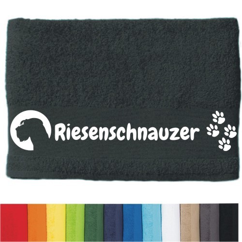 DOG - Handtuch "Riesenschnauzer" selbst gestalten | ANFALAS