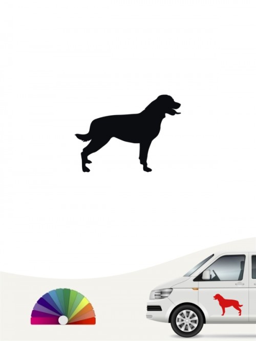 Hunde-Autoaufkleber Rottweiler 1 Mini von Anfalas.de