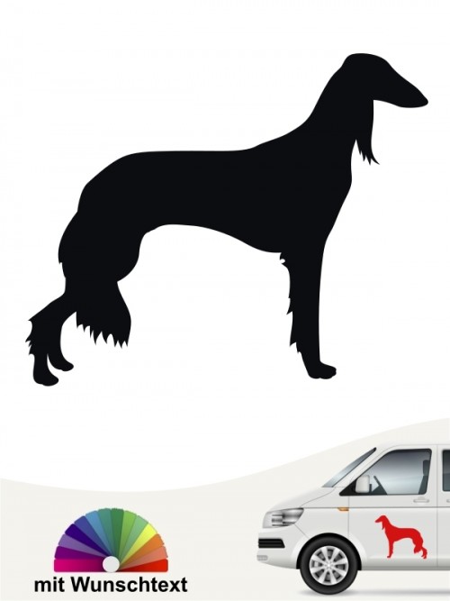 Hunde-Autoaufkleber Saluki 1 von Anfalas.de