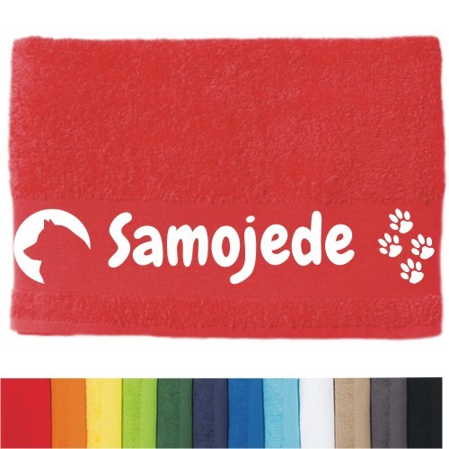 DOG - Handtuch "Samojede" selbst gestalten | ANFALAS