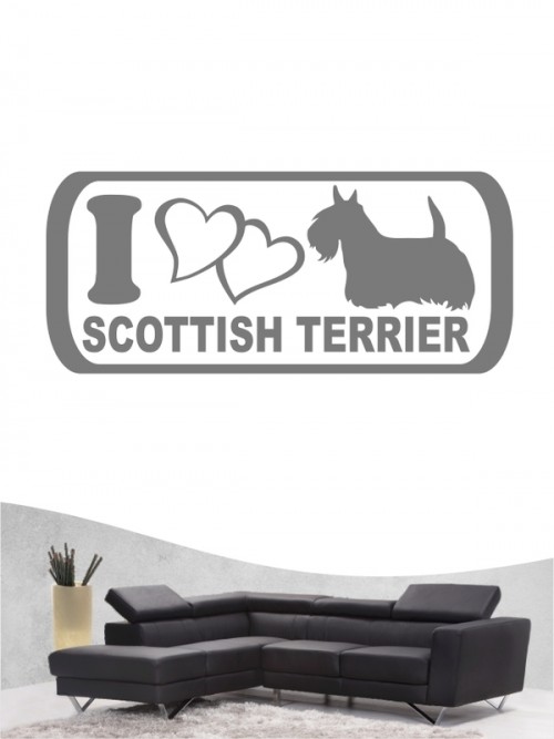 Scottish Terrier 6 - Wandtattoo