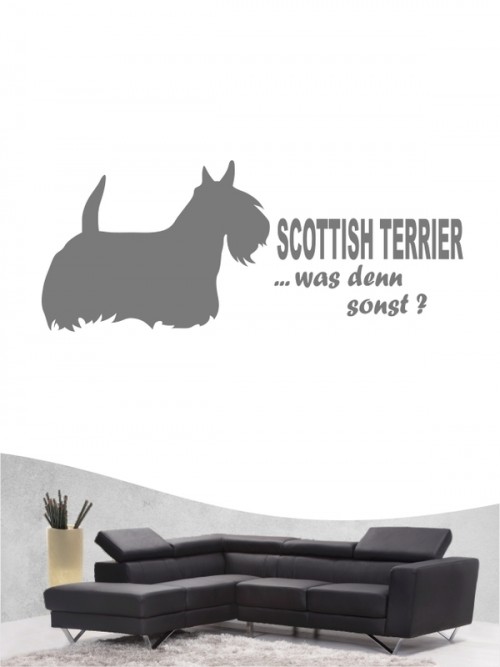 Scottish Terrier 7 - Wandtattoo