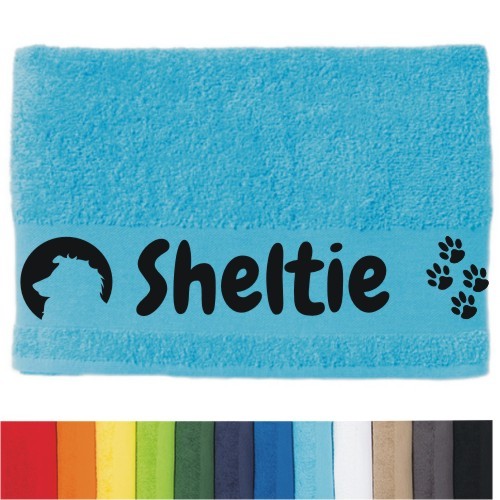 DOG - Handtuch "Sheltie" selbst gestalten | ANFALAS