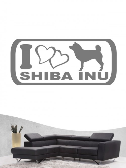 Shiba Inu 6 - Wandtattoo