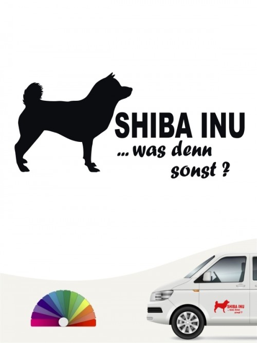 Shiba Inu was denn sonst Autosticker anfalas.de