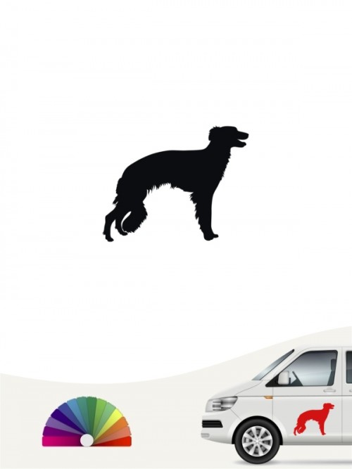 Hunde-Autoaufkleber Silken Windsprite 1 Mini von Anfalas.de