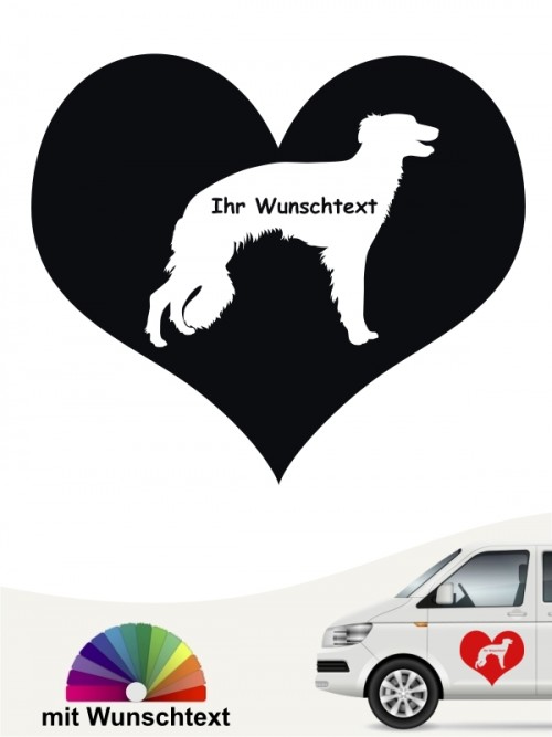 Hunde-Autoaufkleber Silken Windsprite 4 von Anfalas.de