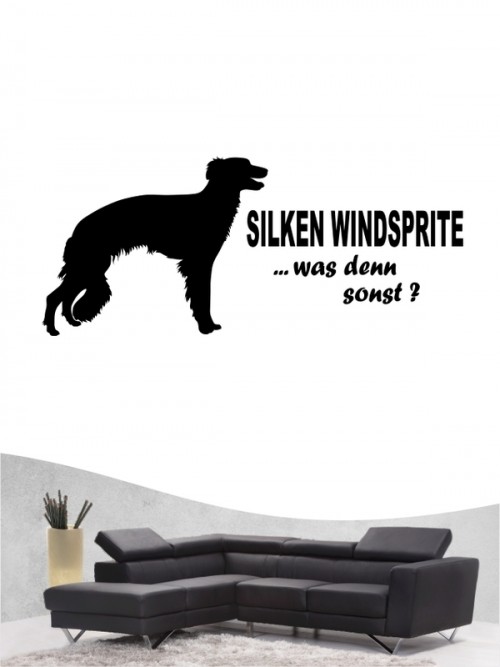 Hunde-Wandtattoo Silken Windsprite 7 von Anfalas.de