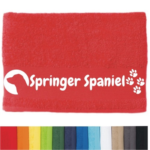 DOG - Handtuch "Springer Spaniel" selbst gestalten | ANFALAS