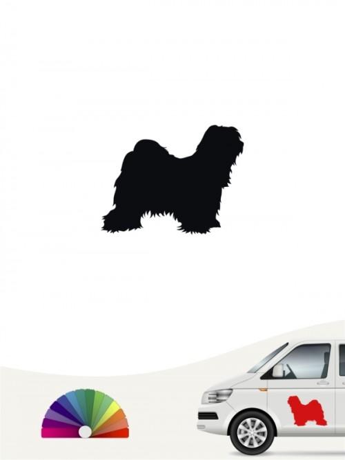 Hunde-Autoaufkleber Tibet Terrier 1 Mini von Anfalas.de