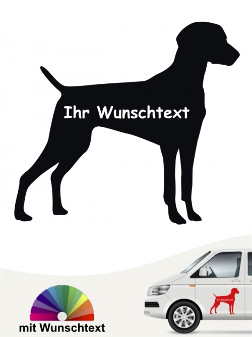 Hunde-Autoaufkleber Weimaraner 3 von Anfalas.de