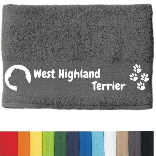 DOG - Handtuch "West Highland Terrier" selbst gestalten | ANFALAS
