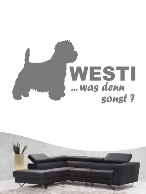 West Highland Terrier 7 - Wandtattoo
